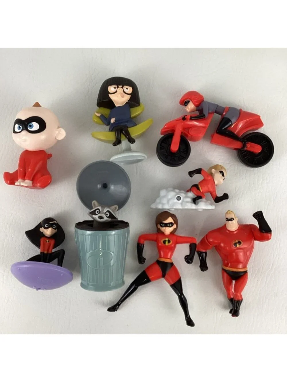 Disney Incredibles McDonalds Toy Bundle Lot Jack Dash Violet Superhero Figures